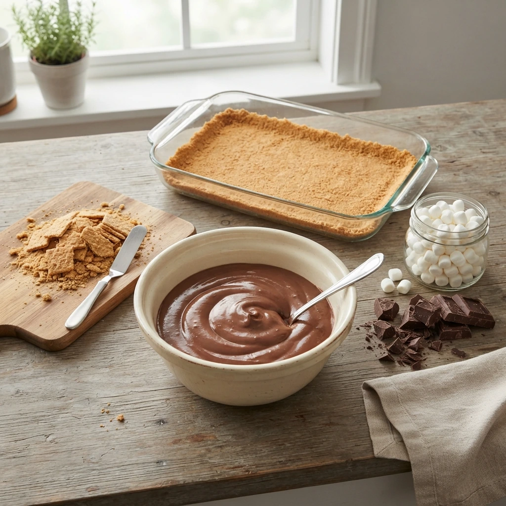 No-Bake S’mores Dessert