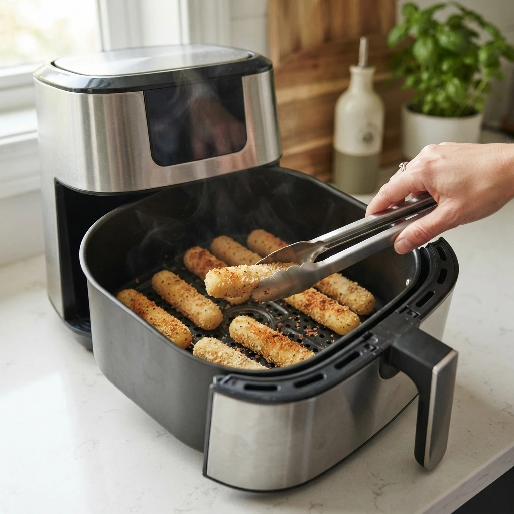 Air Fryer Mozzarella Sticks