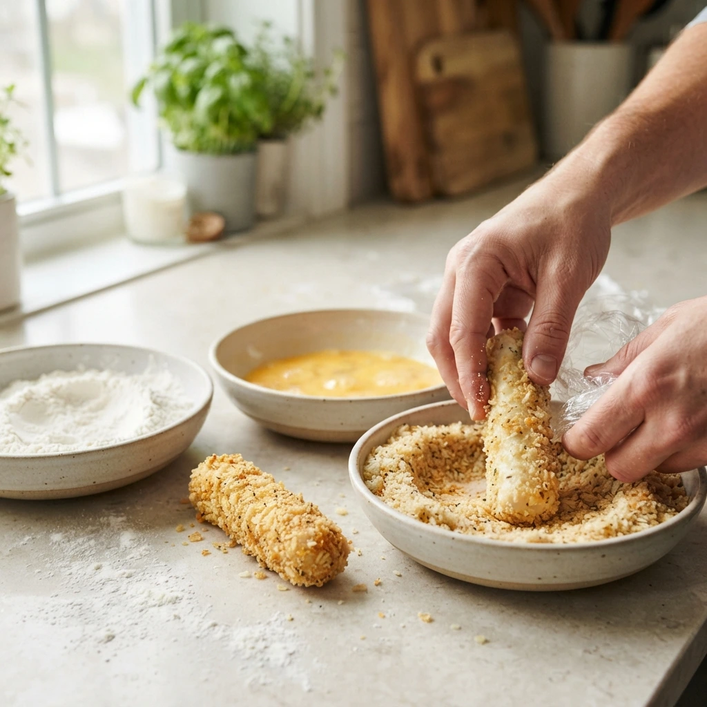 Air Fryer Mozzarella Sticks