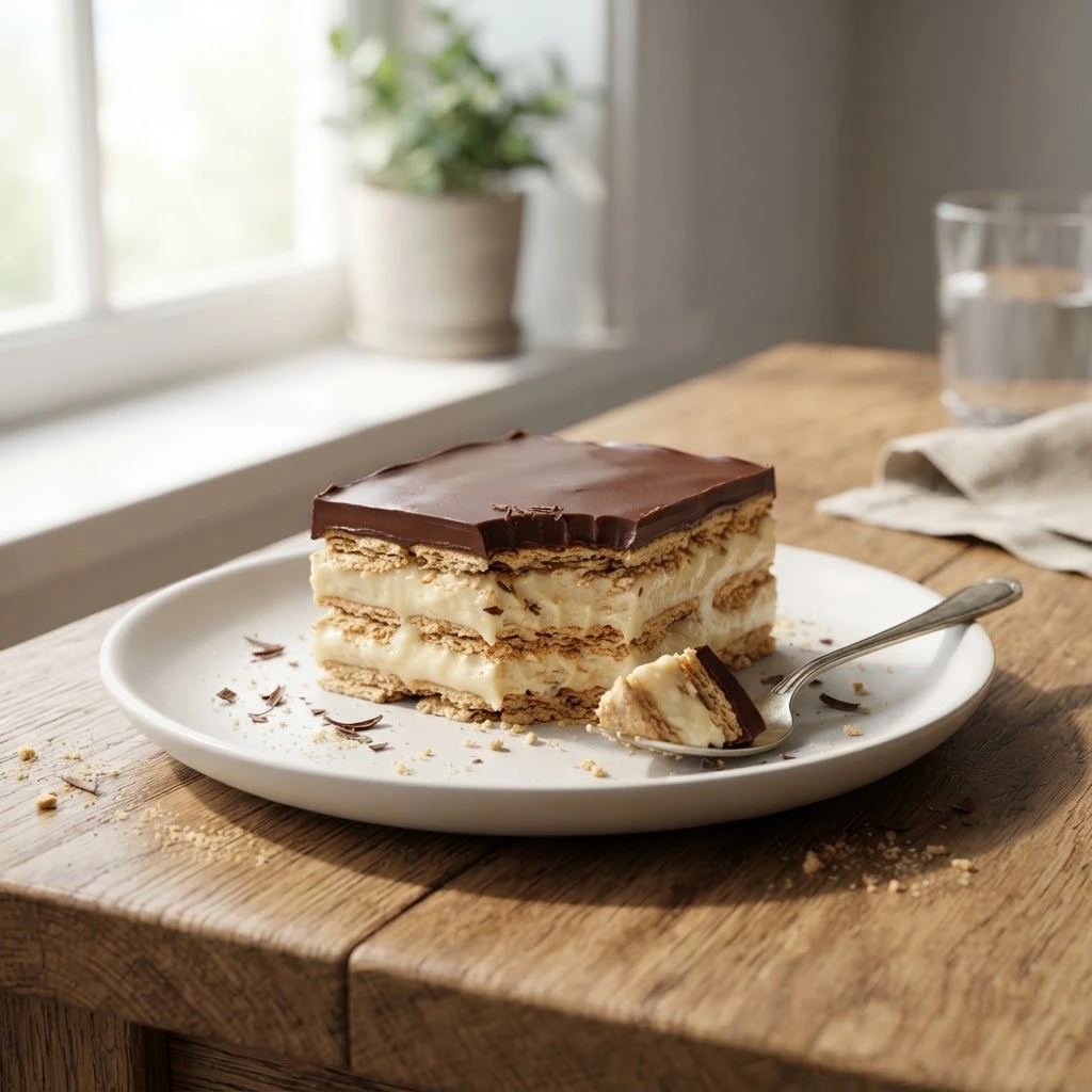 No-Bake Chocolate Eclair Cake