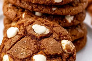 Bakery-style gingerbread cookies decorated with icing and spices