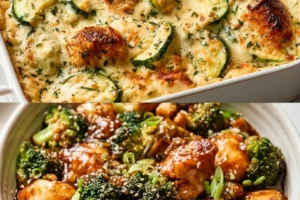 An array of budget-friendly high-protein dinner dishes on a table.