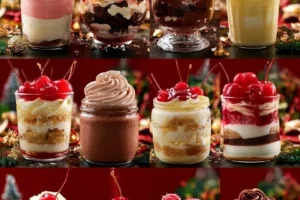 A variety of effortless Christmas desserts displayed for a joyful holiday party.