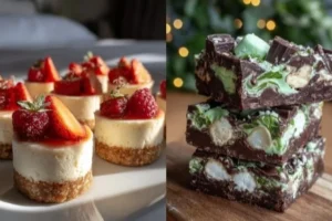 Delicious and festive Christmas desserts for holiday gatherings and dinners.