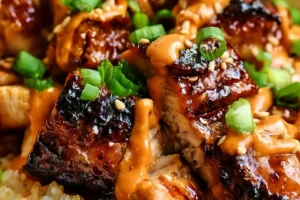 Delicious homemade recipe ready to serve, showcasing colorful ingredients.