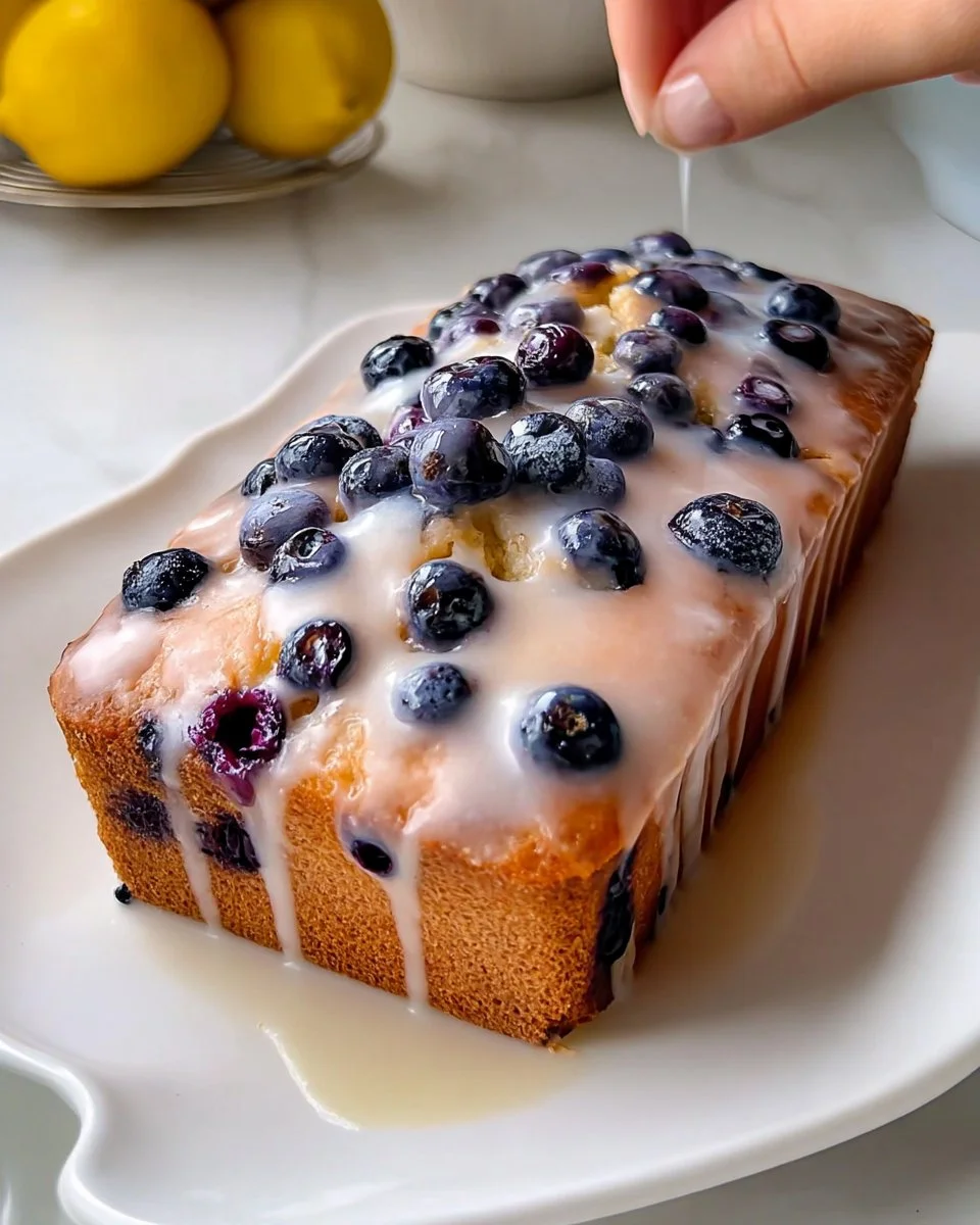 Bakery-Style Lemon-Blueberry Pound Cake