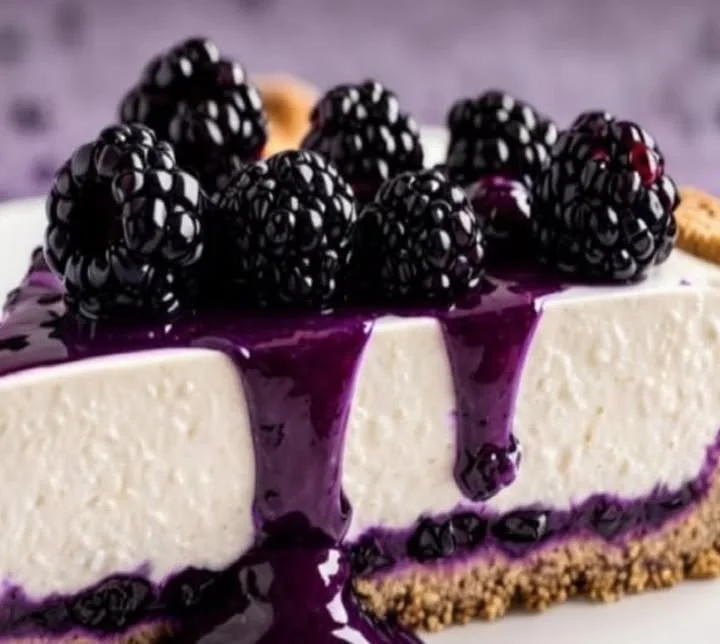 Blackberry Velvet Cheesecake