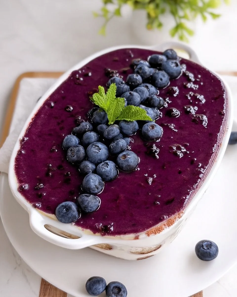 Blueberry-Laced Tiramisu