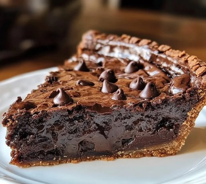 Chewy Gooey Brownie Pie