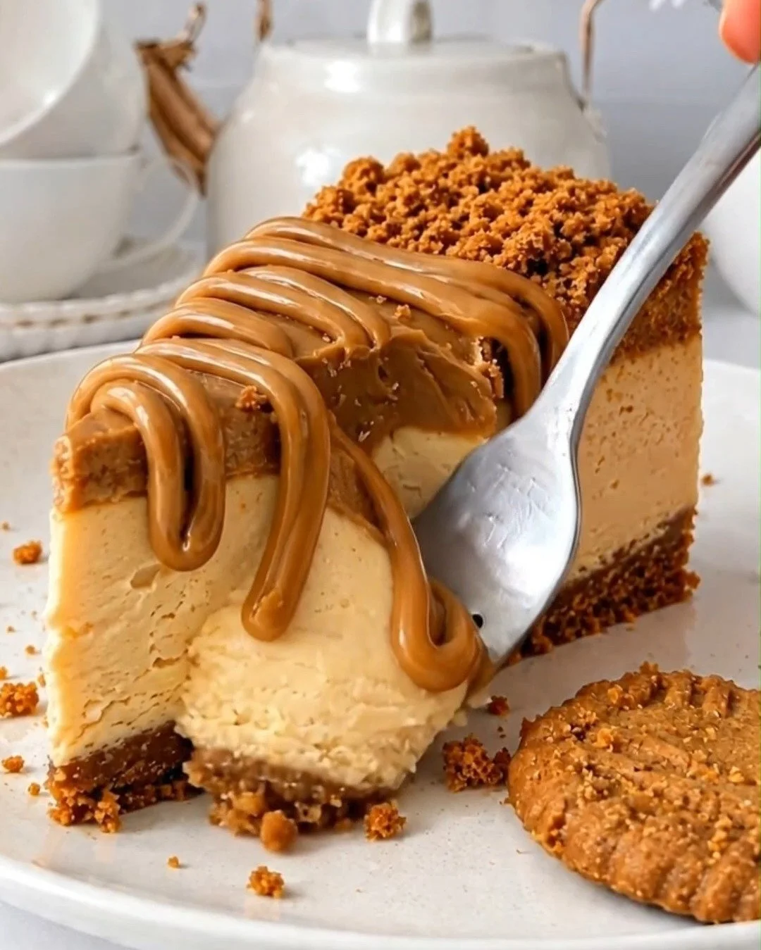 Five-Ingredient Speculoos Cheesecake