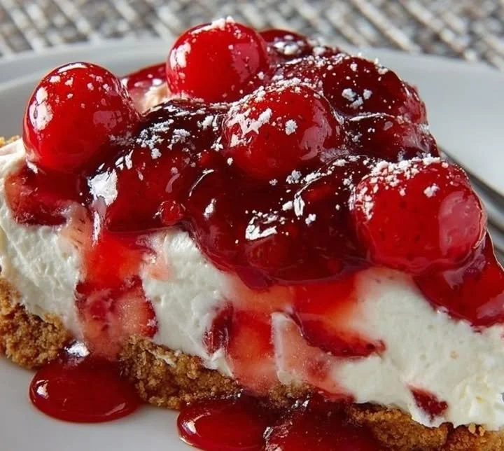 No-Bake Strawberry Cheesecake