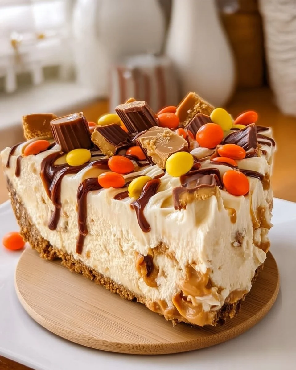 Silky No-Bake Peanut Butter Cheesecake