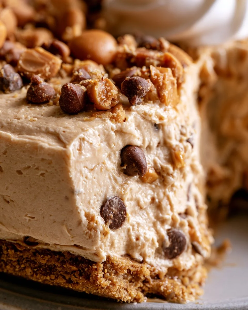 Silky No-Bake Peanut Butter Cheesecake
