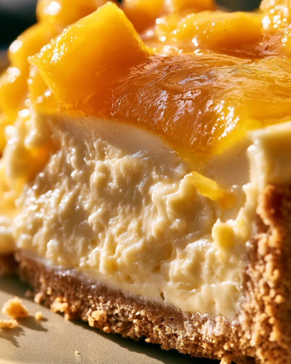 Tropical Mango No-Bake Cheesecake Cups